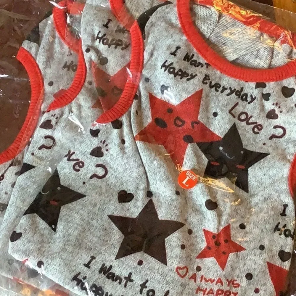 Jersey Star Dog Tank Shirt